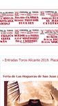 Mobile Screenshot of entradastorosalicante.com